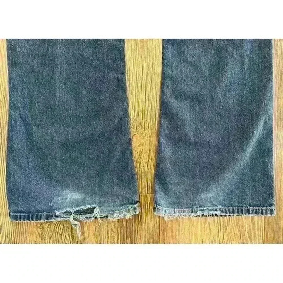 Vtg Y2K Mudd Jeans Womens Juniors Size 11 Dark Wash Mid-Rise Bootcut *Read* - Picture 14 of 16